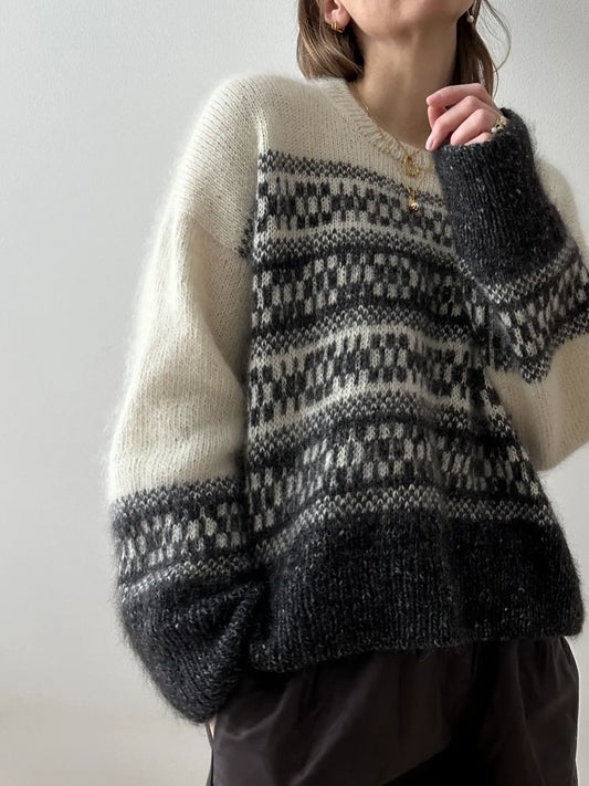 Garnpakke til Johanne Loop Sweater af Other Loops - Isager Archives kollektion