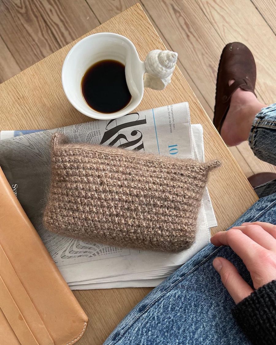Foer til lille Clutch fra PetiteKnit