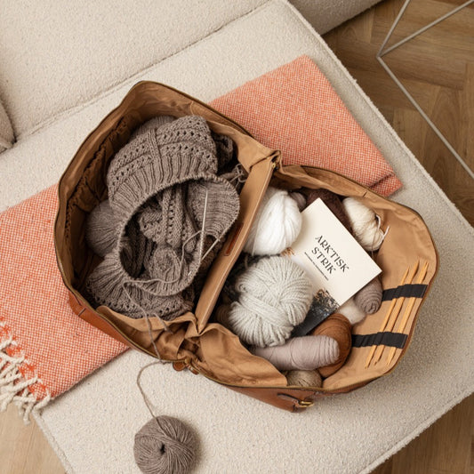 Project 10 organizer projekttaske fra Re:Designed til dit strikkeprojekt