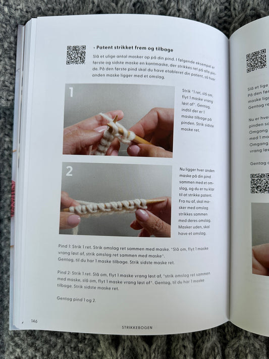 Strikkebogen af Kimmie Munkholm. En grundbog til den moderne strikker.