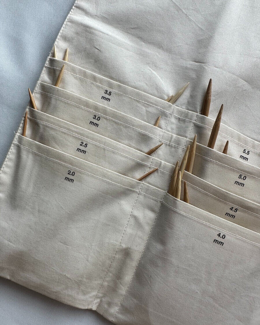 Strygemærker til Knitters Needle Cases