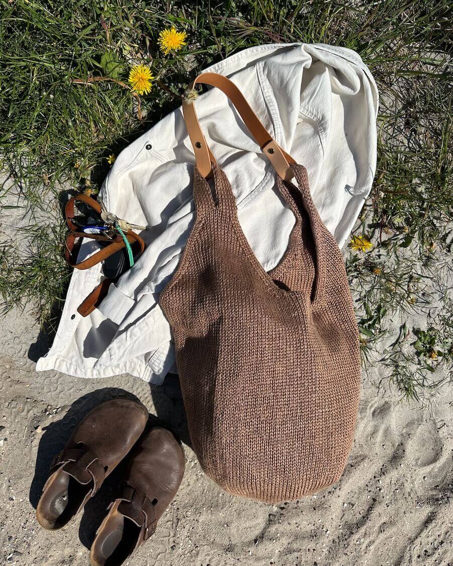 For til stor Terrazzo Bag af PetiteKnit