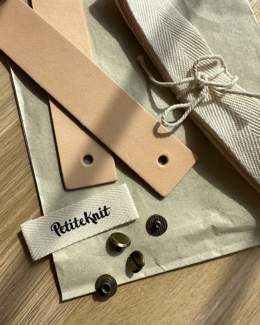 Læderstrop til Terrazzo Bag fra PetiteKnit