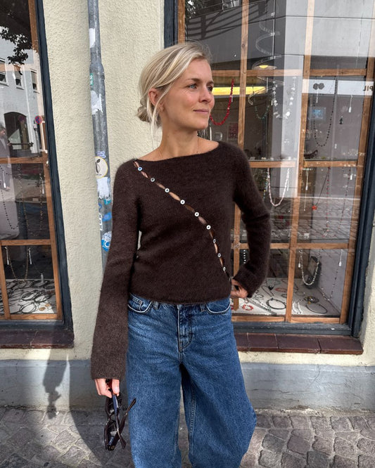 Strikkekit til Valerie Blouse af PetiteKnit