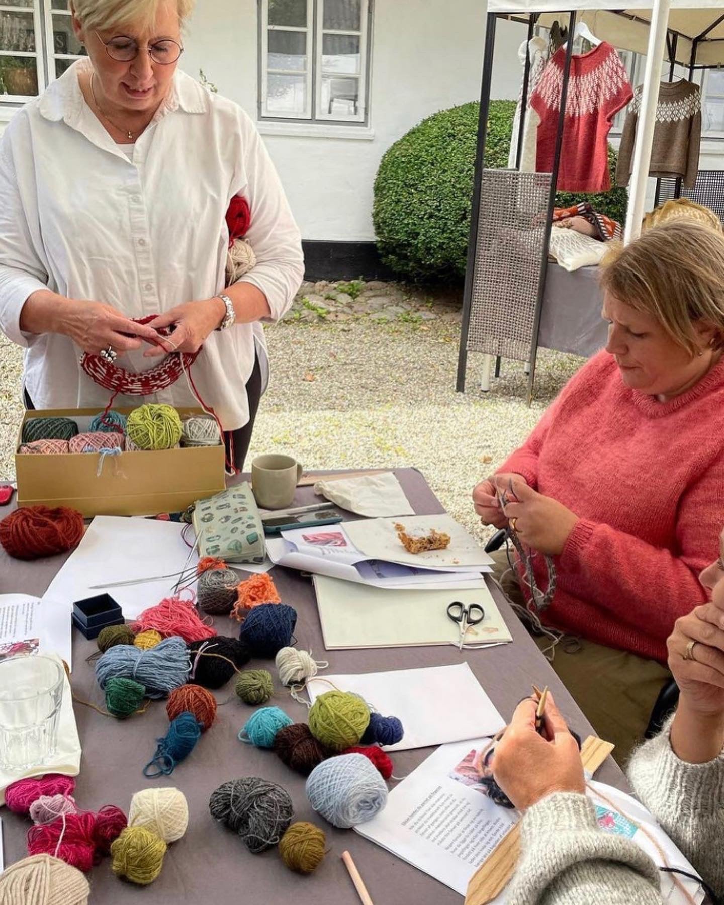 Workshop i Hønsestrik/fair isle 10. September 2023 v/ Hanne Rimmen