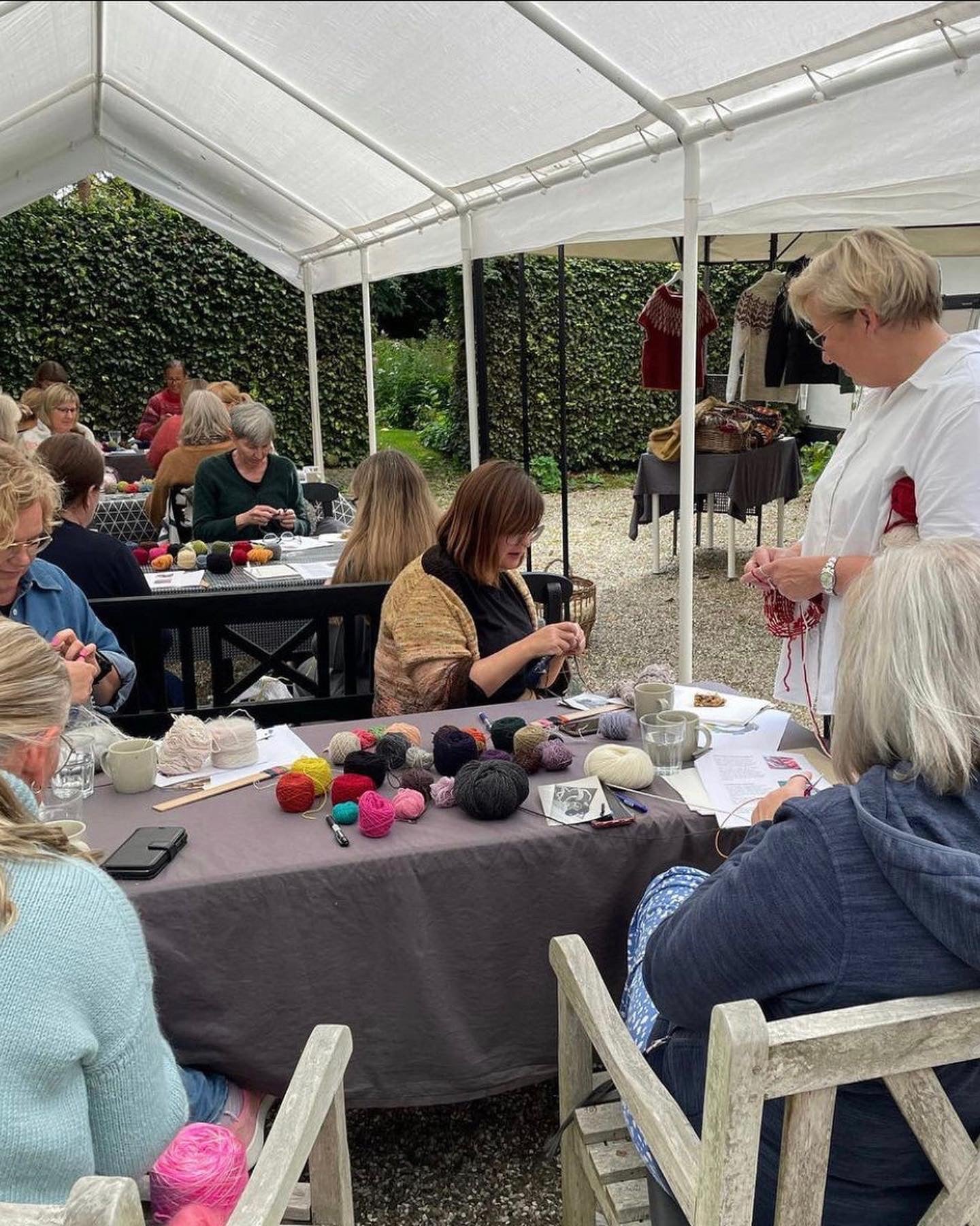 Workshop i Hønsestrik/fair isle 10. September 2023 v/ Hanne Rimmen