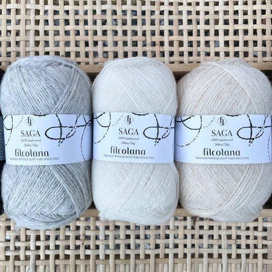 Saga - lammeuld fra Filcolana