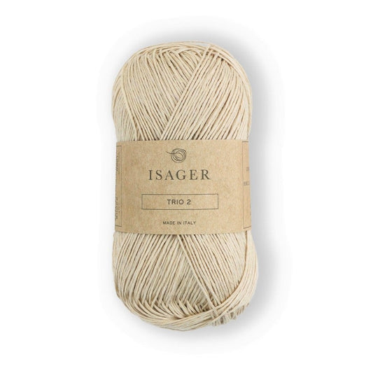 Trio 2 fra Isager - et skønt og køligt garn af hør, bomuld og bambus