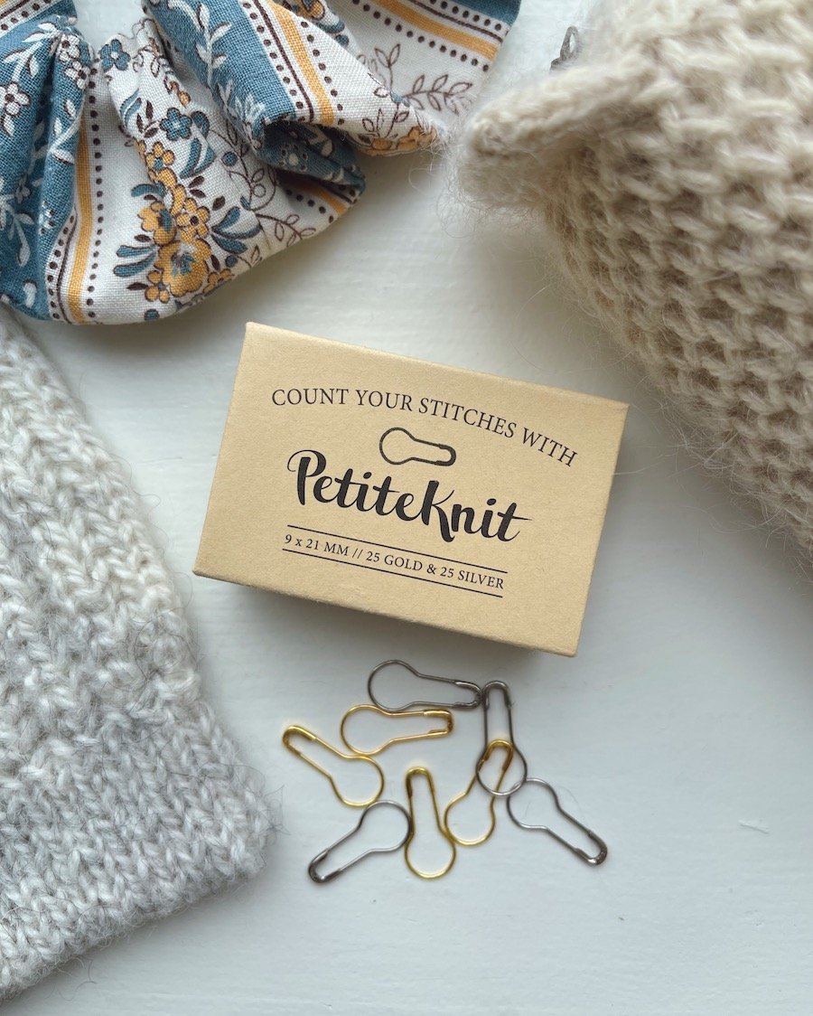 "Count Your Stitches With PetiteKnit"- maskemarkører