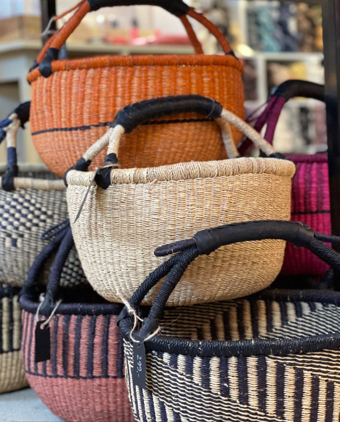 Bolga Strikkekurv Fairtrade