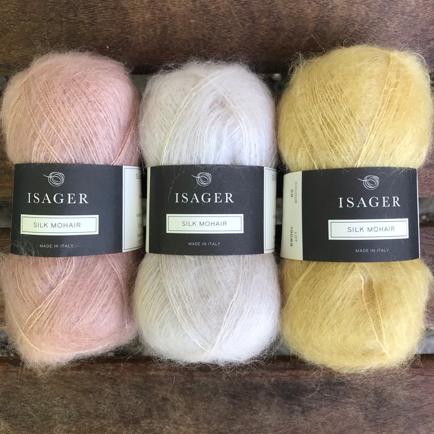 Isager Silk Mohair - et lækkert og luksuriøst mohair garn i en fantastisk blød og holdbar kvalitet. 