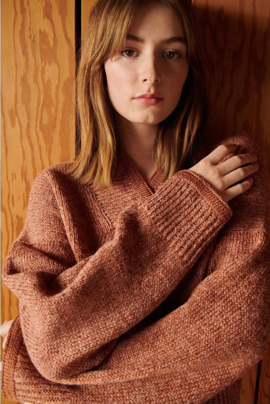 Strikkekit til Dune Pullover af Hanne Rimmen for Isager - Isager Breeze kollektion