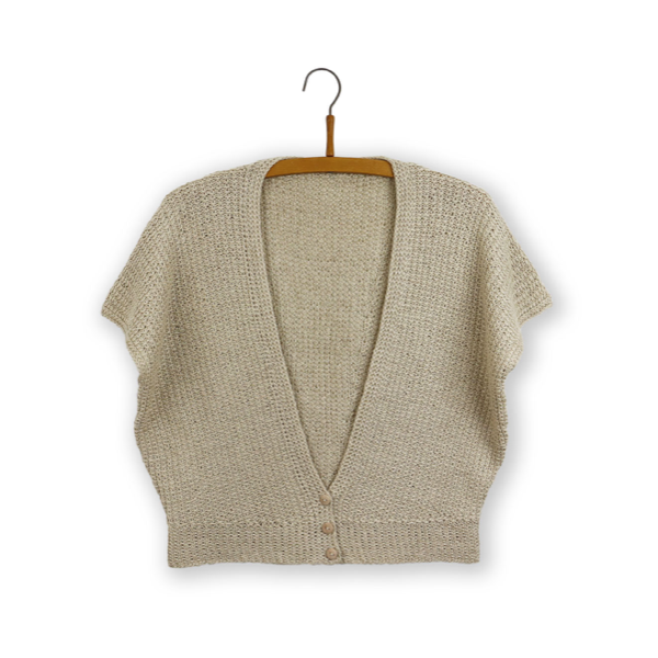 Garnpakke Sand Summer Cardi - Isager Breeze kollektion af Helga Jona