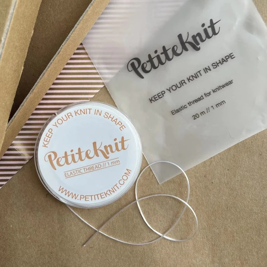 "Keep Your Knit In Shape" - Strikkeelastik fra PetiteKnit