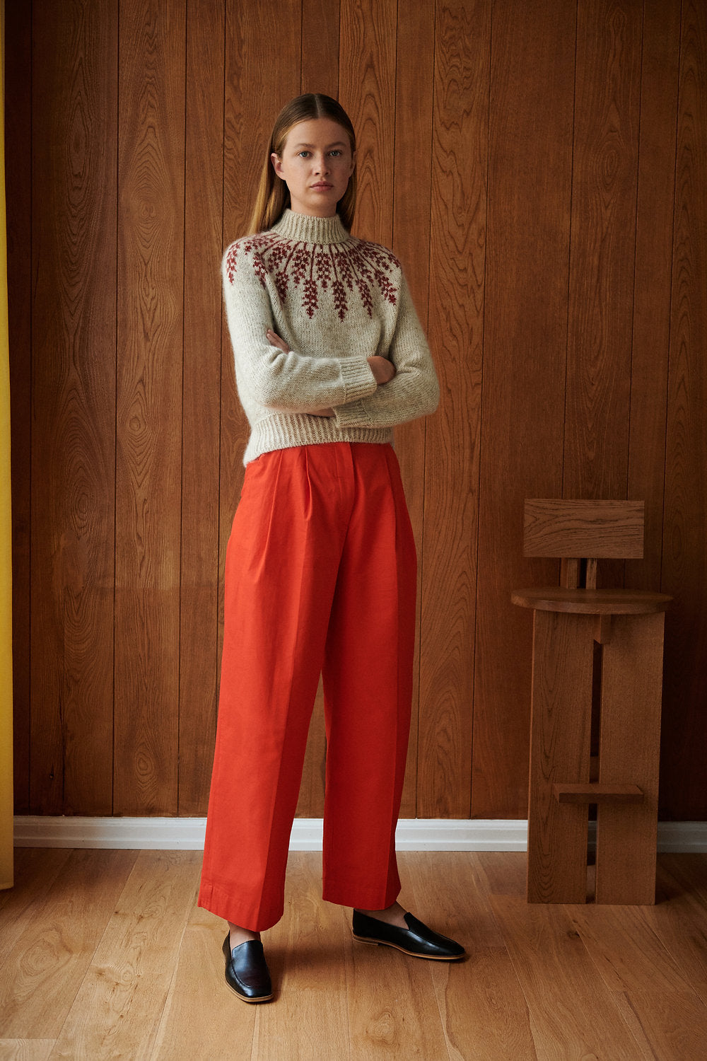 Strikkeopskrift til Lupin Sweater fra Hanne Rimmen x Isager Botanica kollektion