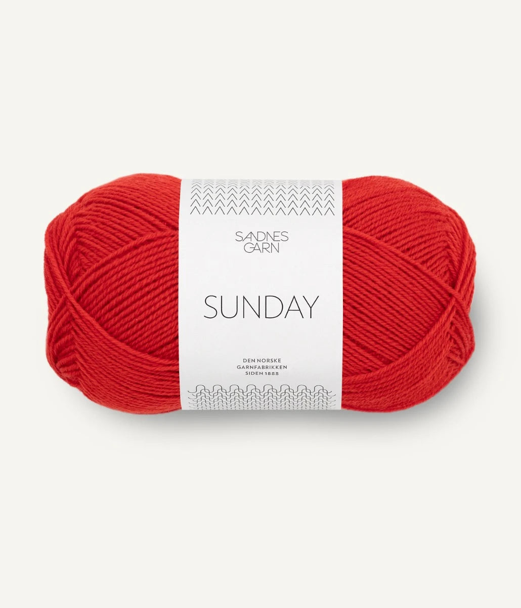 Sunday fra Sandnes  - et blødt merino uldgarn