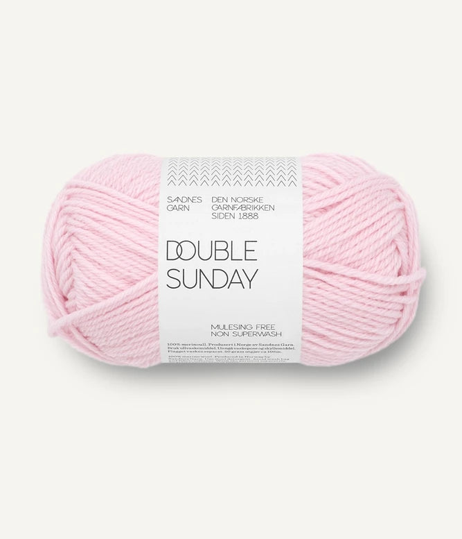 Double Sunday merinould Ballet Rose