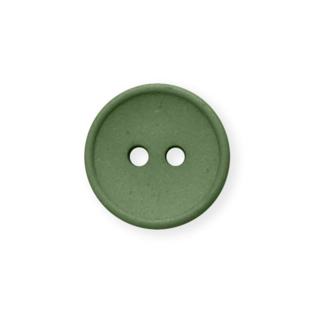 Cotton Button knapper lavet af genanvendt bomuld fra Isager til dit strik Green Tea