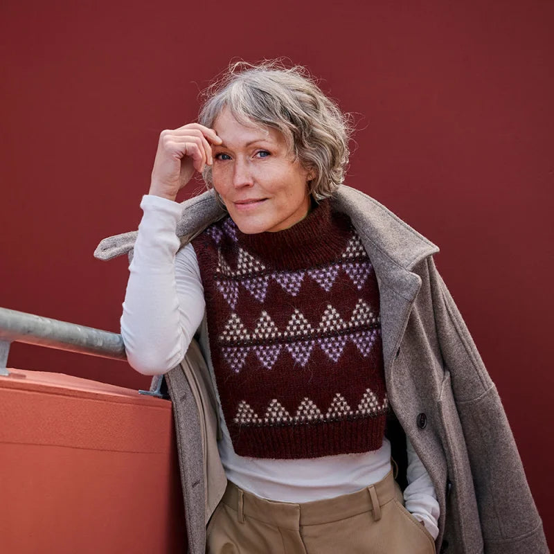 Garnpakke til Beth Warmer af Anne Ventzel i originalgarn fra Isager