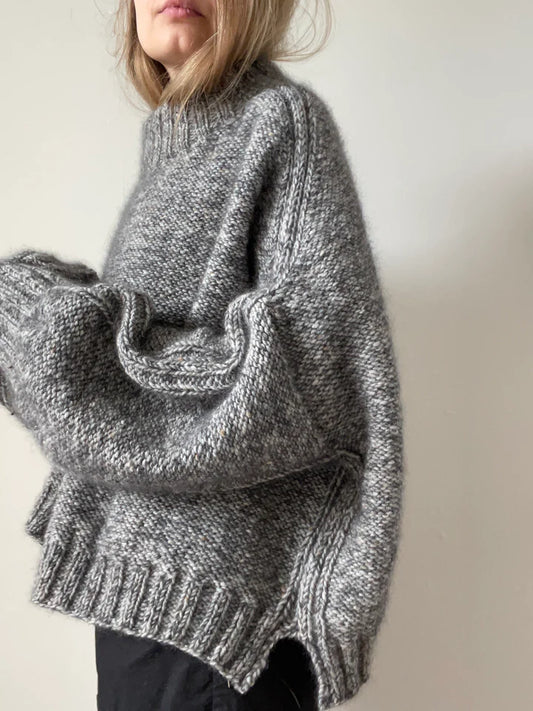 Garnpakke til Bawi Sweater af AegyoKnit Grå