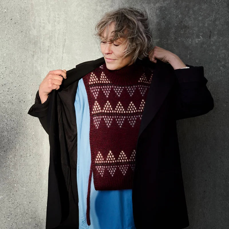 Garnpakke til Beth Warmer af Anne Ventzel i originalgarn fra Isager