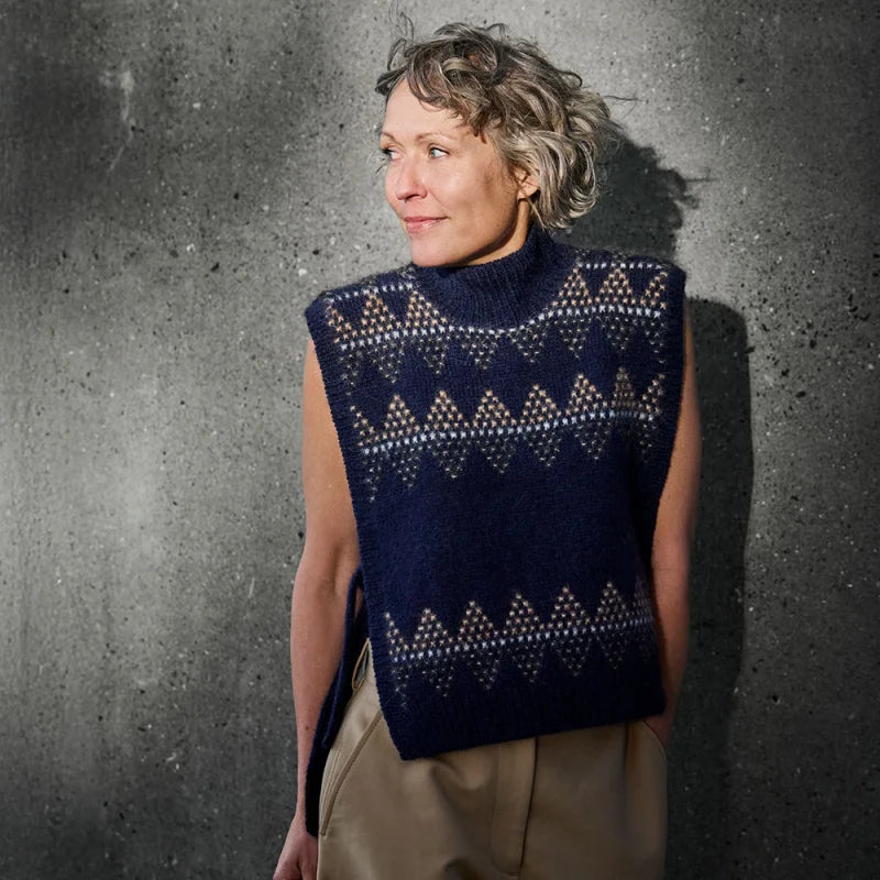 Garnpakke til Beth Warmer af Anne Ventzel i originalgarn fra Isager