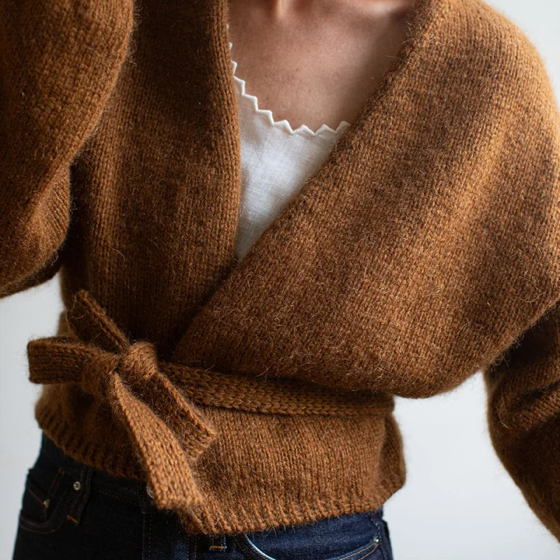 Garnpakke til Fold Wrap Cardigan af Anne Ventzel