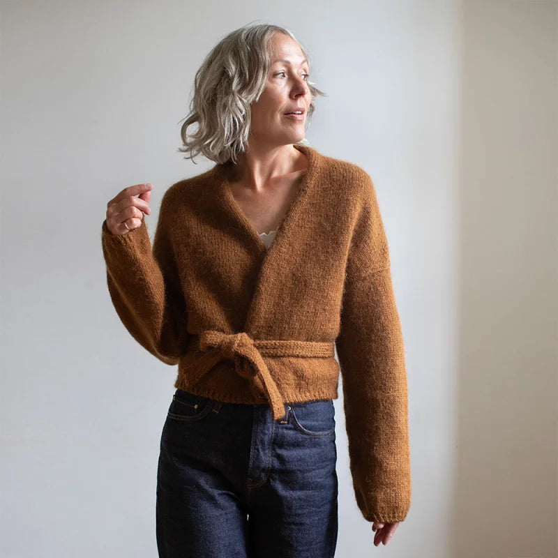 Garnpakke til Fold Wrap Cardigan af Anne Ventzel