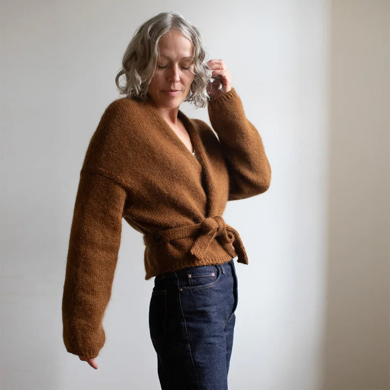 Garnpakke til Fold Wrap Cardigan af Anne Ventzel