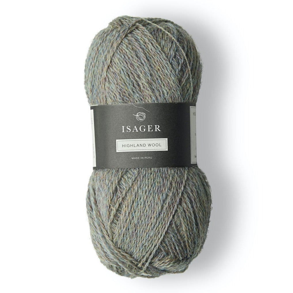 Isager Highland Wool - et smukt og slidstærkt uldgarn fra Isager, der bare holder og holder.