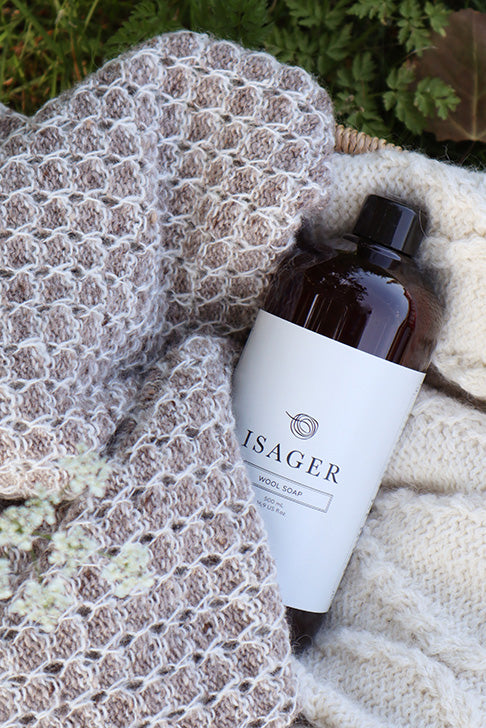 Isager wool soap til uld, alpakka garn og andre fibre