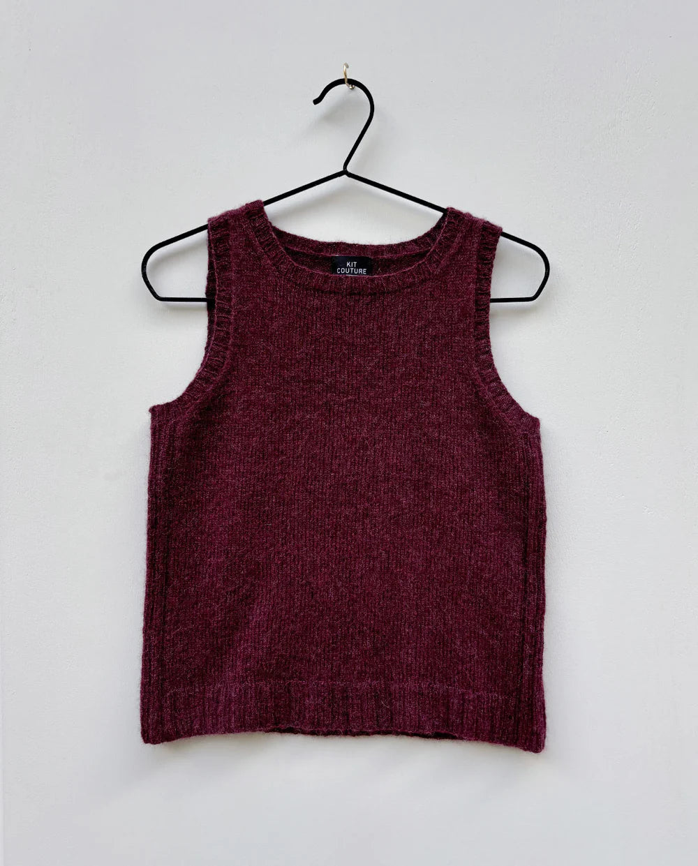 Borgan top i cashmere fra Kit Couture - køb strikkekittet hos Knit Garden