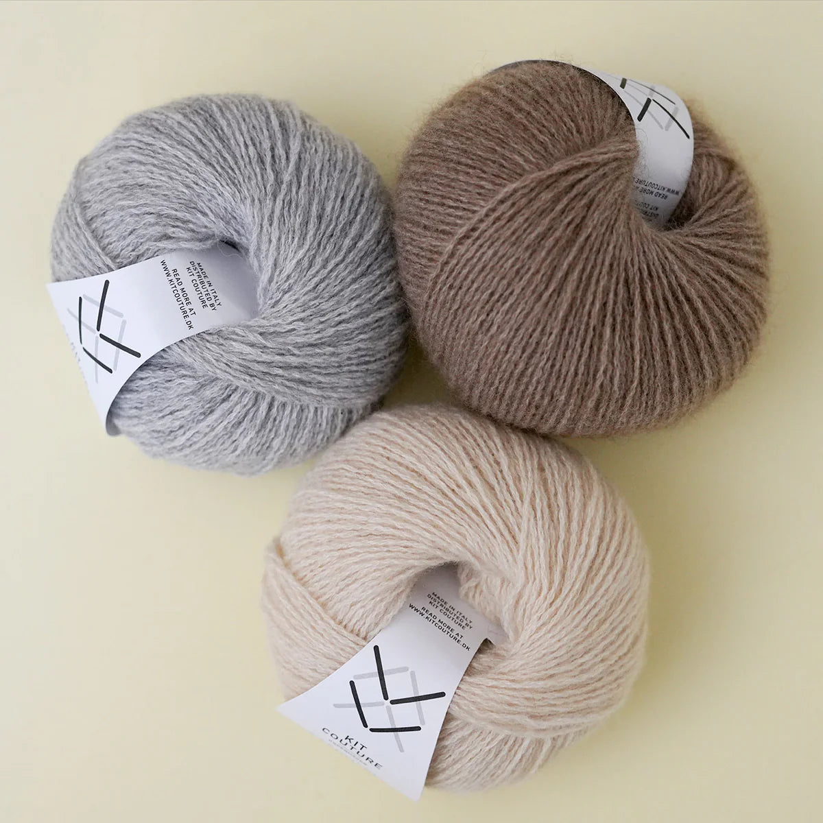 Cashmere fra Kit Couture - luksuriøs blød cashmere til pind 3 mm.