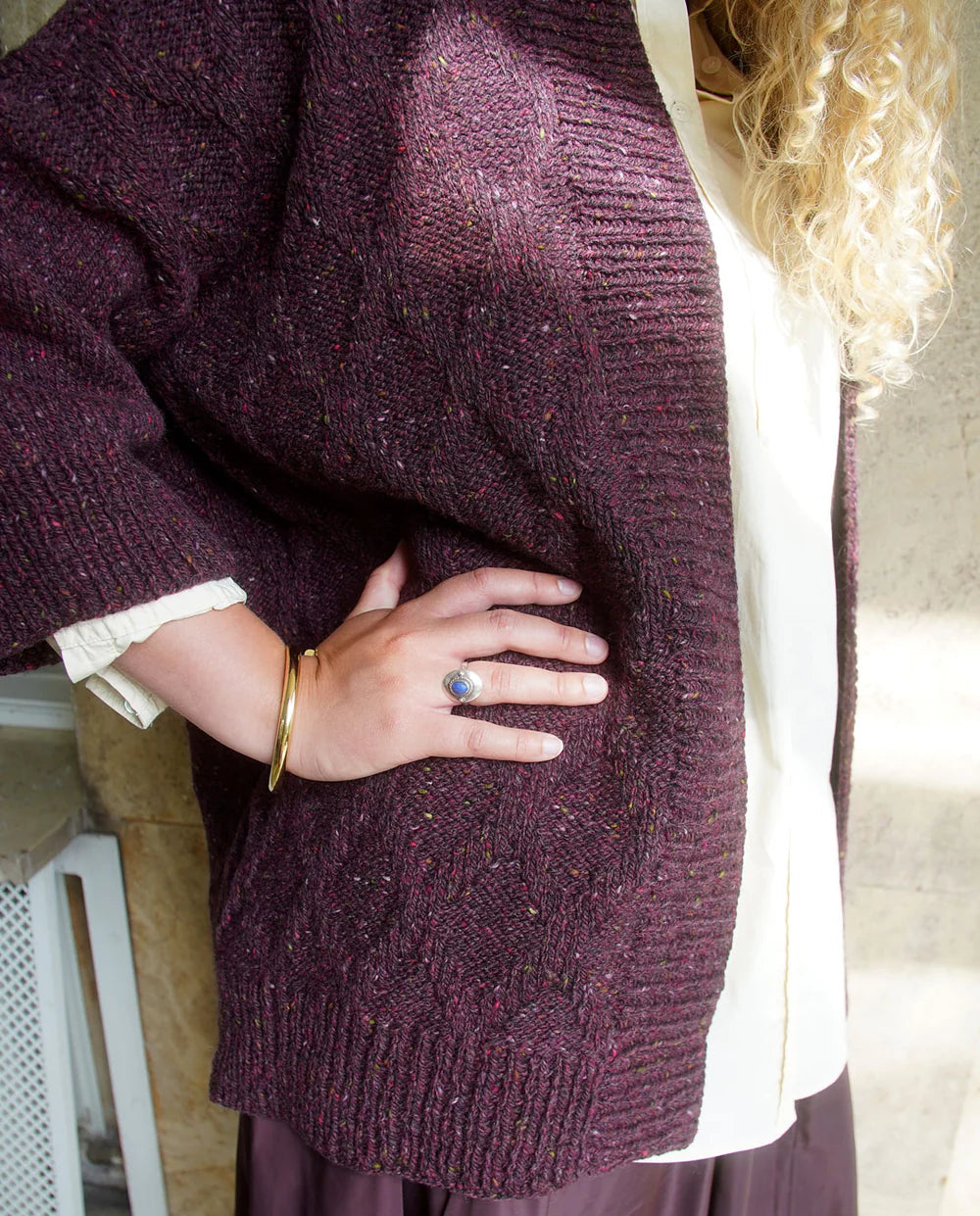 Strikkekit til Fyn Kimono fra Kit Couture - køb strikkekittet hos Knit Garden