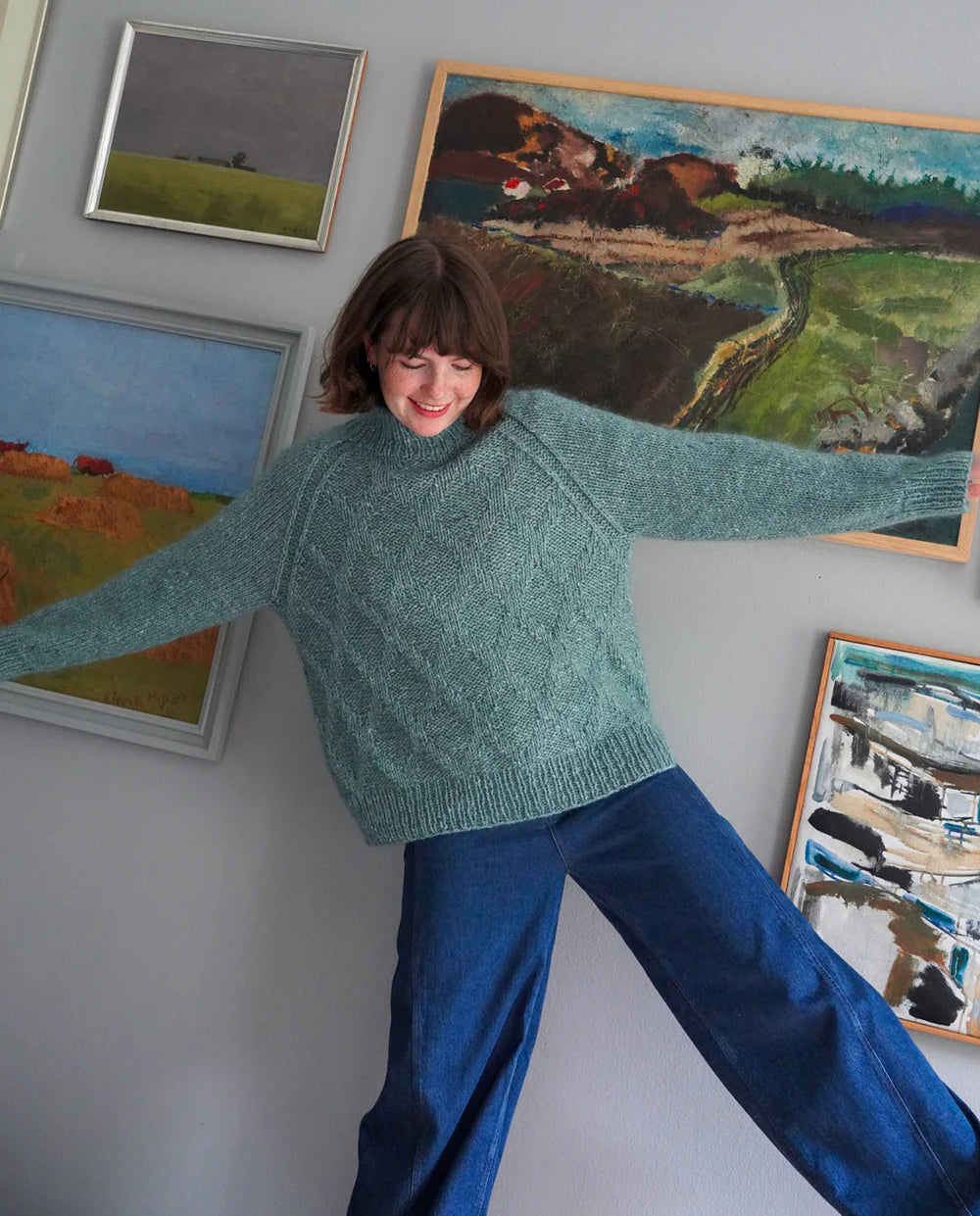 Strikkekit til Fyn Sweater fra Kit Couture - køb strikkekittet hos Knit Garden