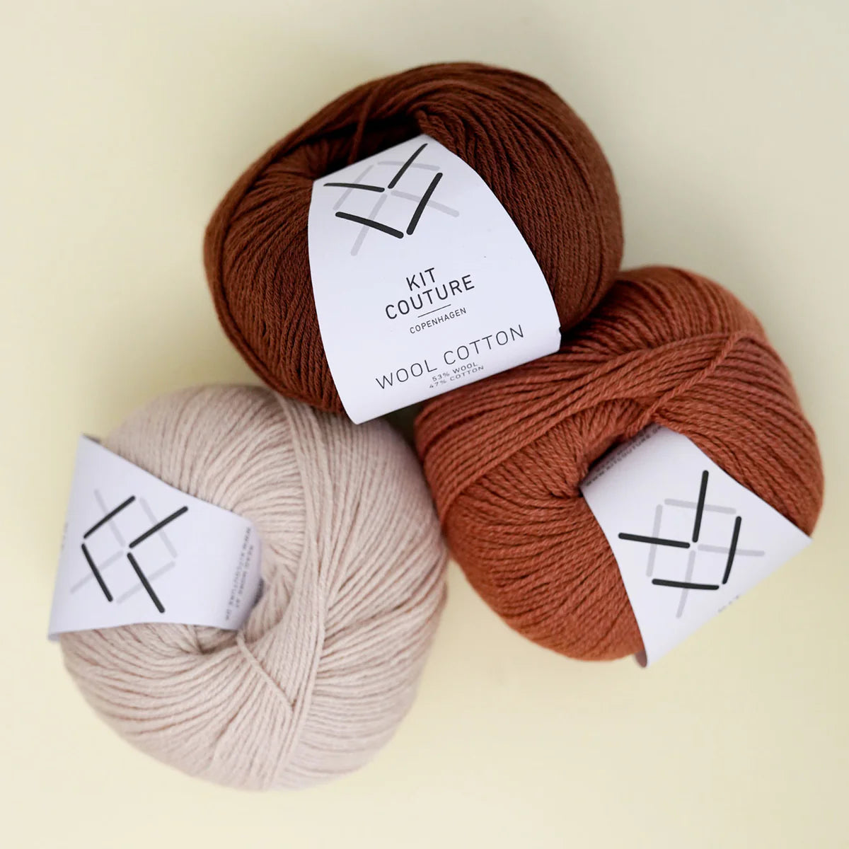 Sommergarner - her vises Wool Cotton fra Kit Couture
