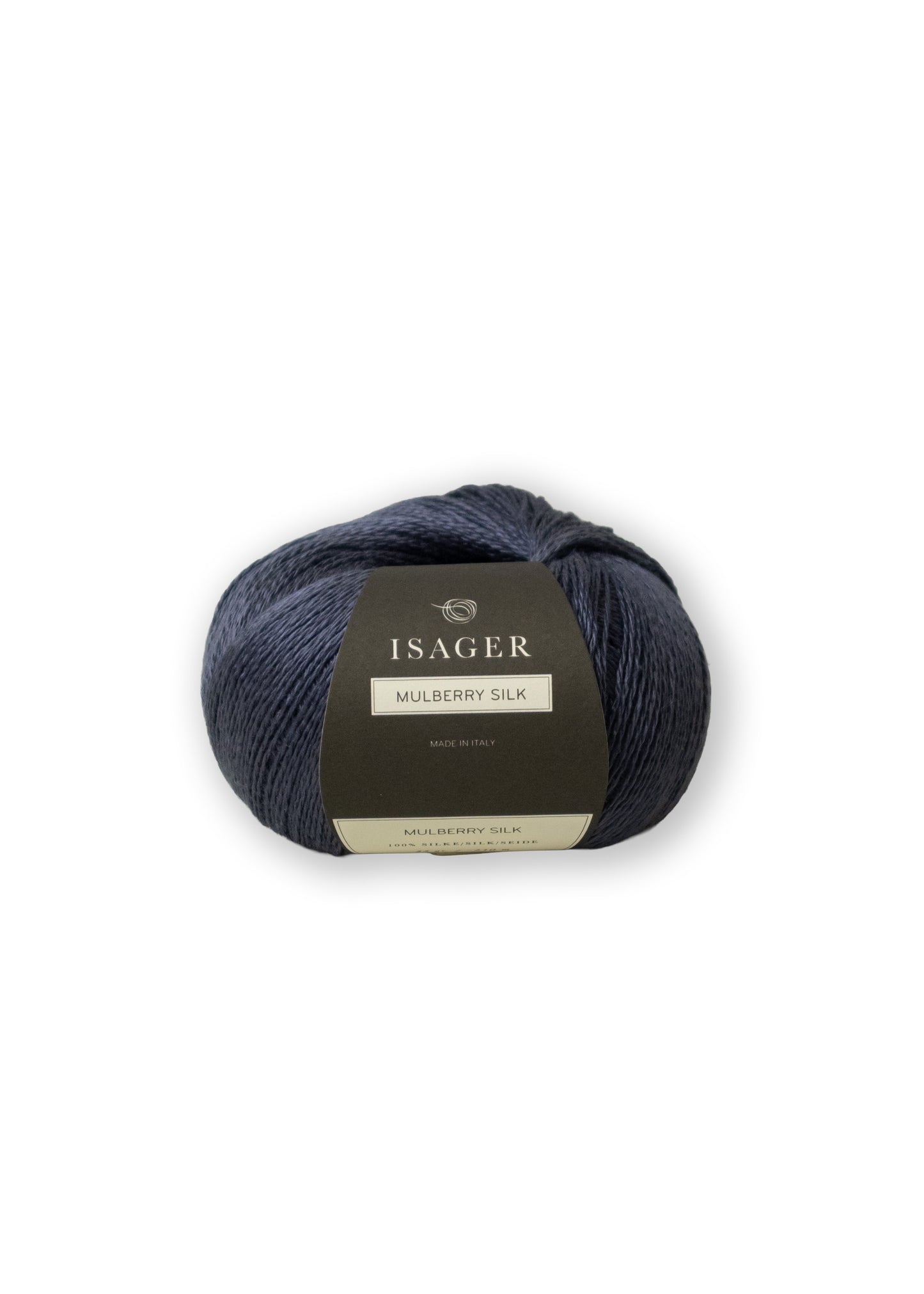 Isager Mulberry Silk er en følgetråd til dit strikketøj i 100% silke. Farve Granite