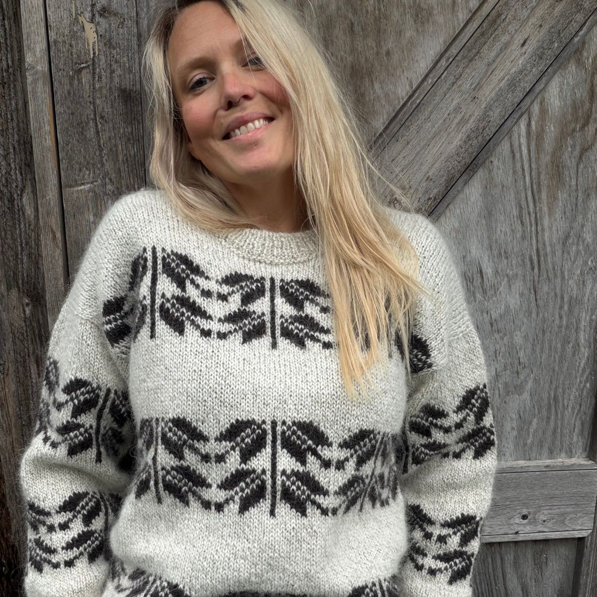 Hanne Rimmens Polstjarna Peysa strikkekit