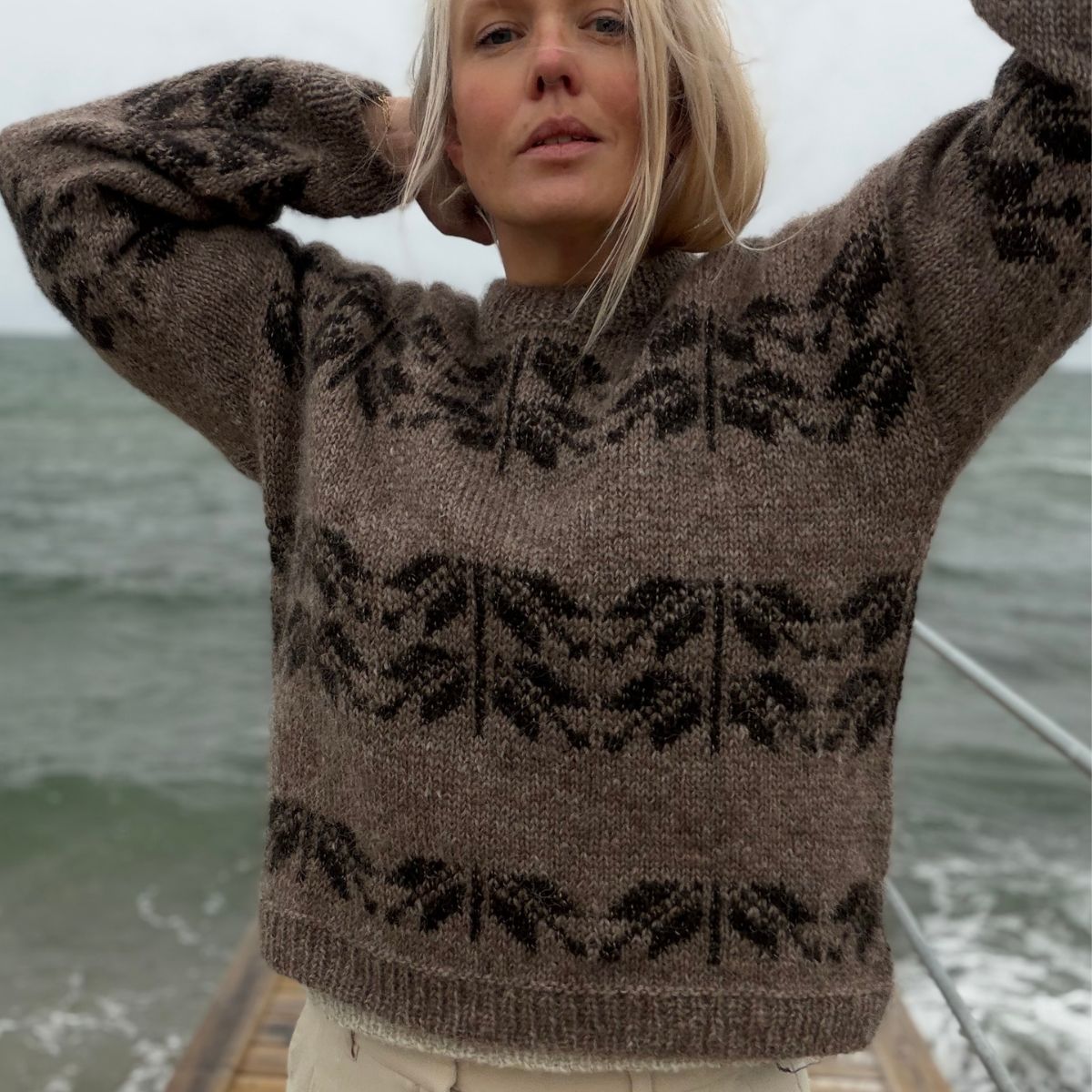 Hanne Rimmens Polstjarna Peysa strikkekit