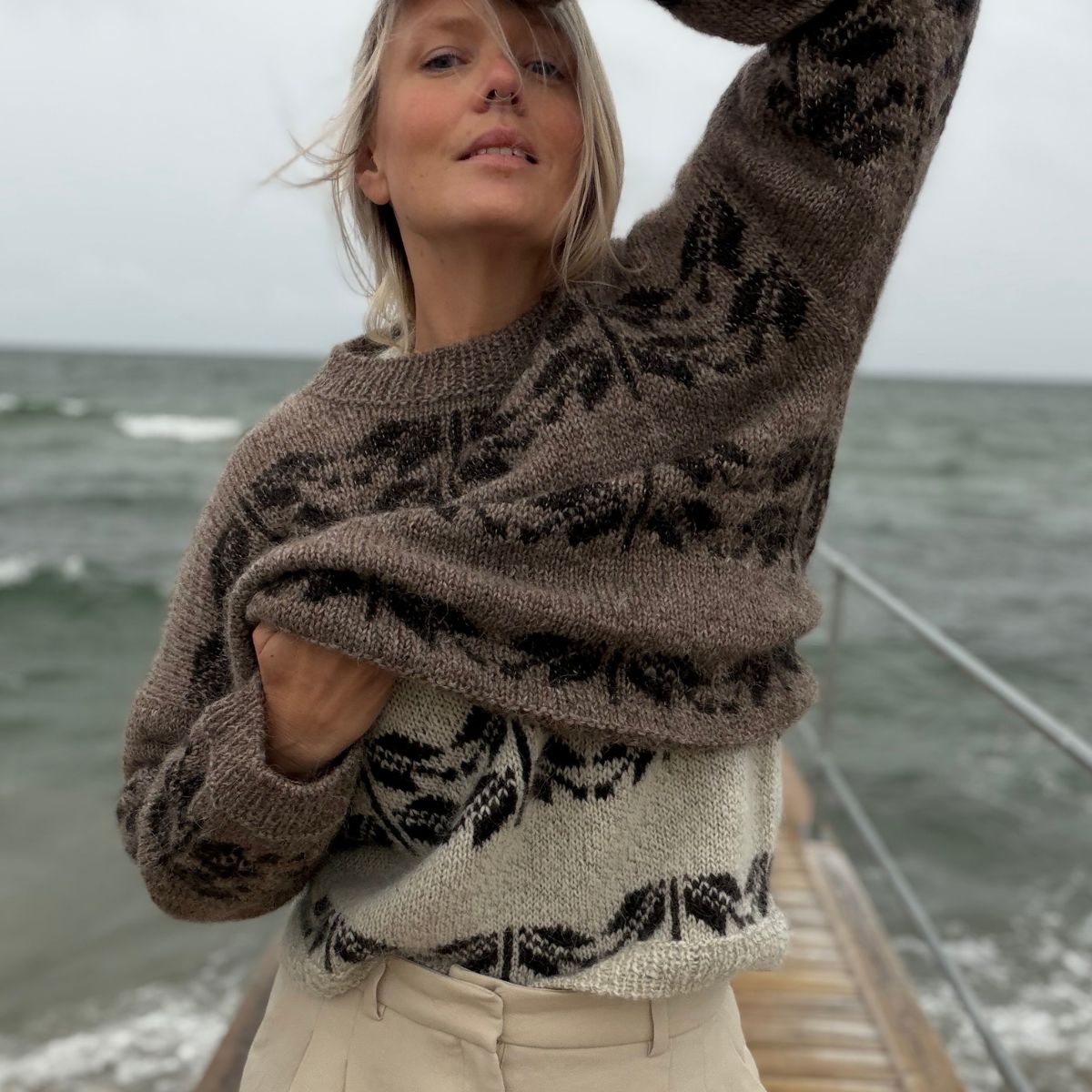 Hanne Rimmens Polstjarna Peysa strikkekit