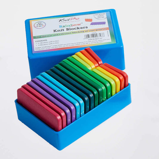 Rainbow Knit Blockers - blok dit strik. 
