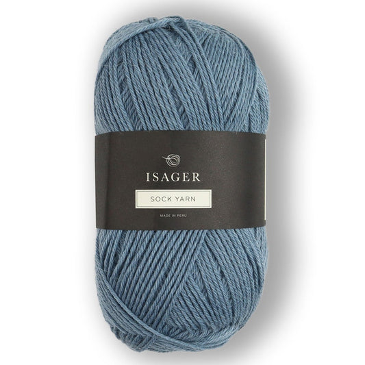 Sock Yarn fra Isager i lyseblå farve 11