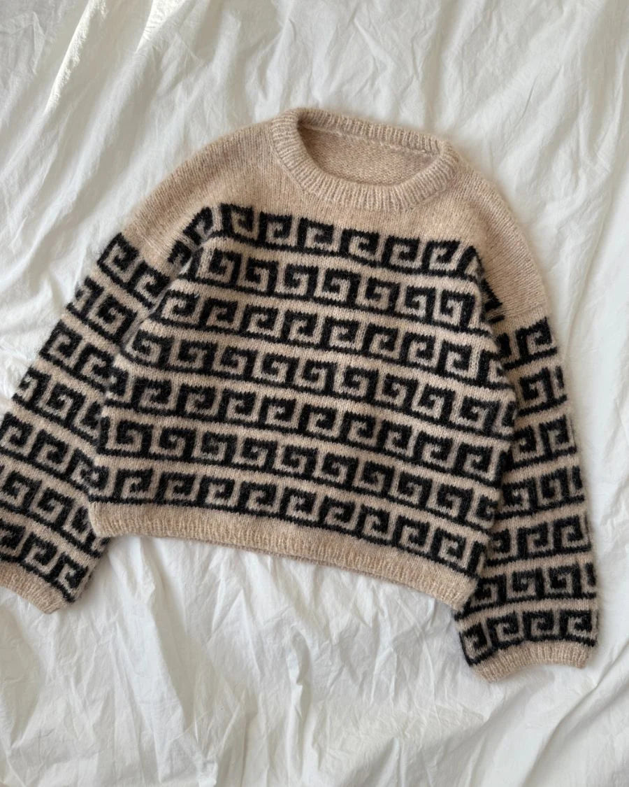 Strikkekit til Athene Sweater af PetiteKnit - Isager Archives 2