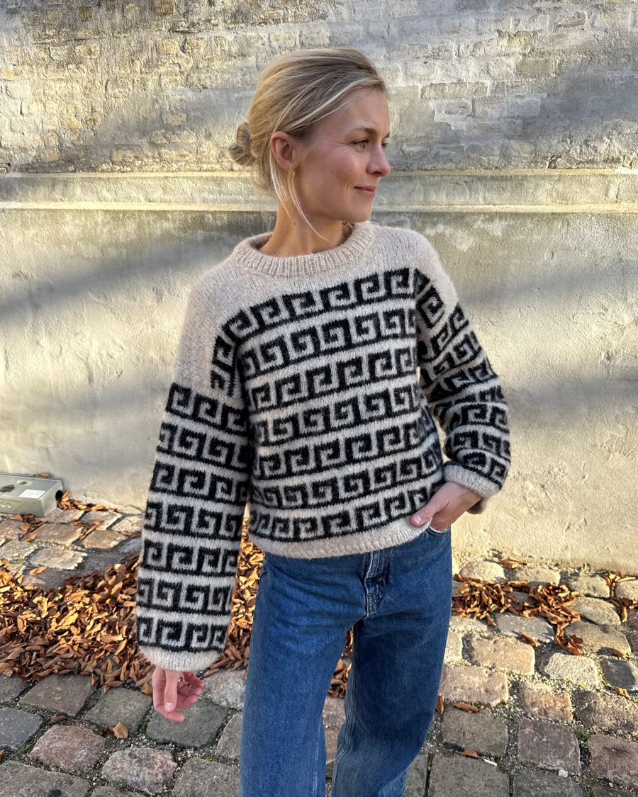 Strikkekit til Athene Sweater af PetiteKnit - Isager Archives 2