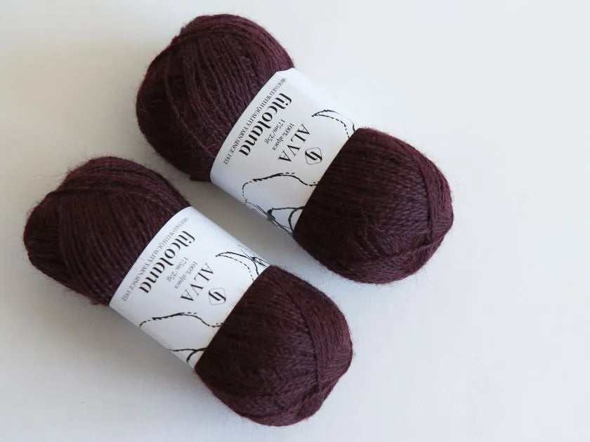 Alva - et følgegarn i alpakka fra Filcolana uden mohair