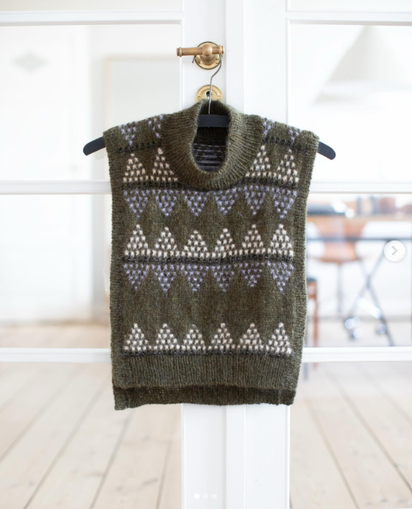 Garnpakke til Beth Warmer af Anne Ventzel i originalgarn fra Isager