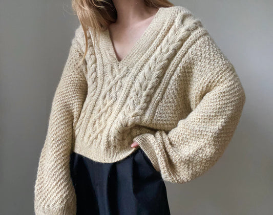 Garnpakke til Boreas Sweater af AegyoKnit