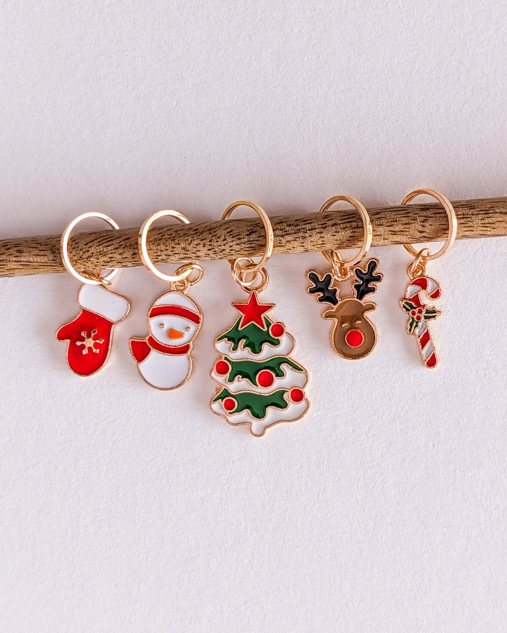 Maskemarkører med jul til dit strikketøj fra Hello Kim