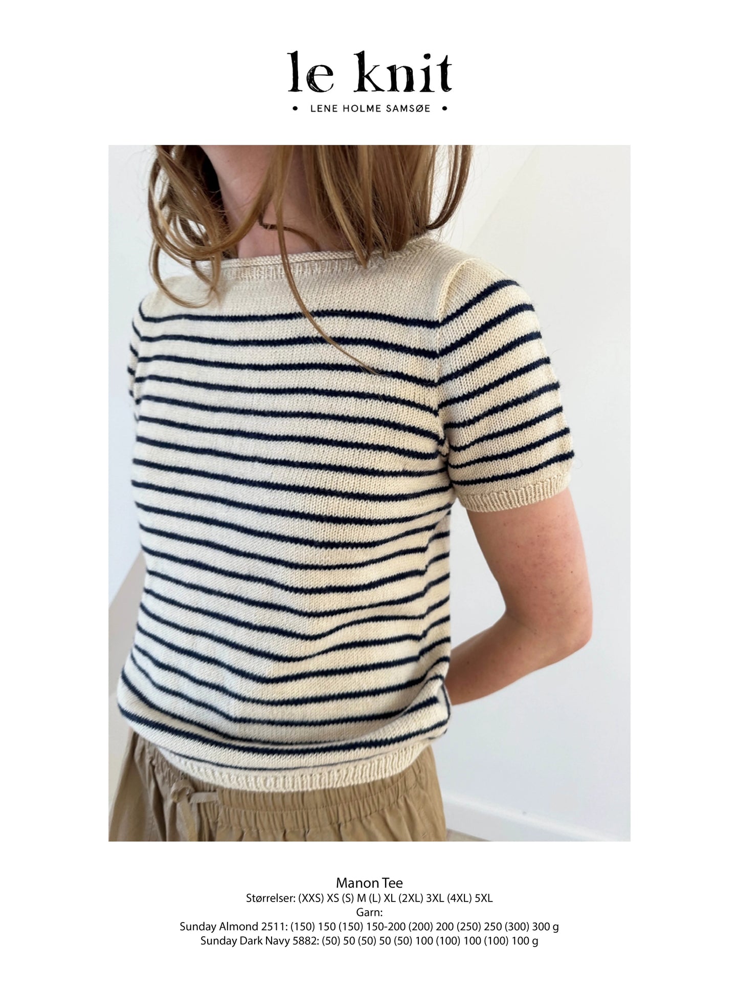 Strikkekit til Manon Tee af Lene Holme Samsøe hos Knit Garden