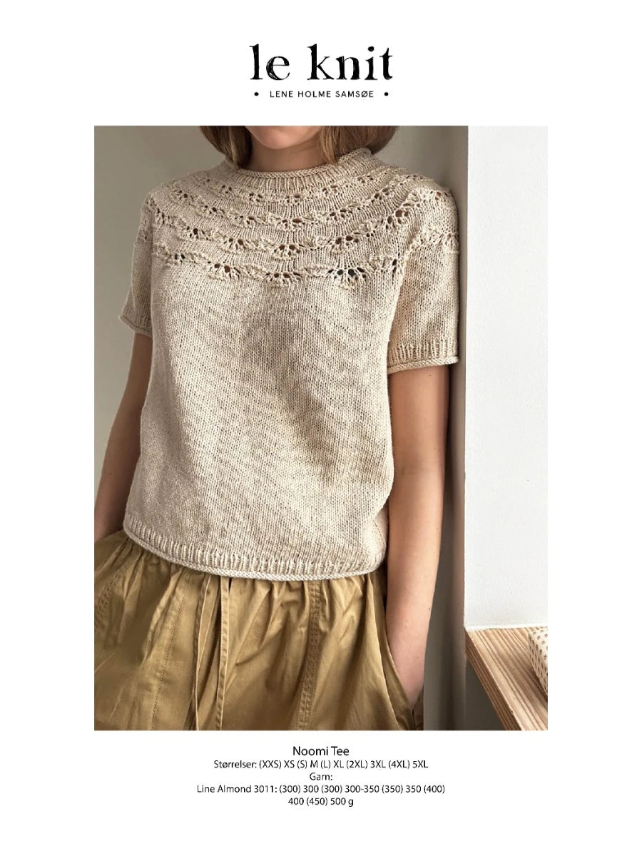 Strikkekit til Noomi Tee